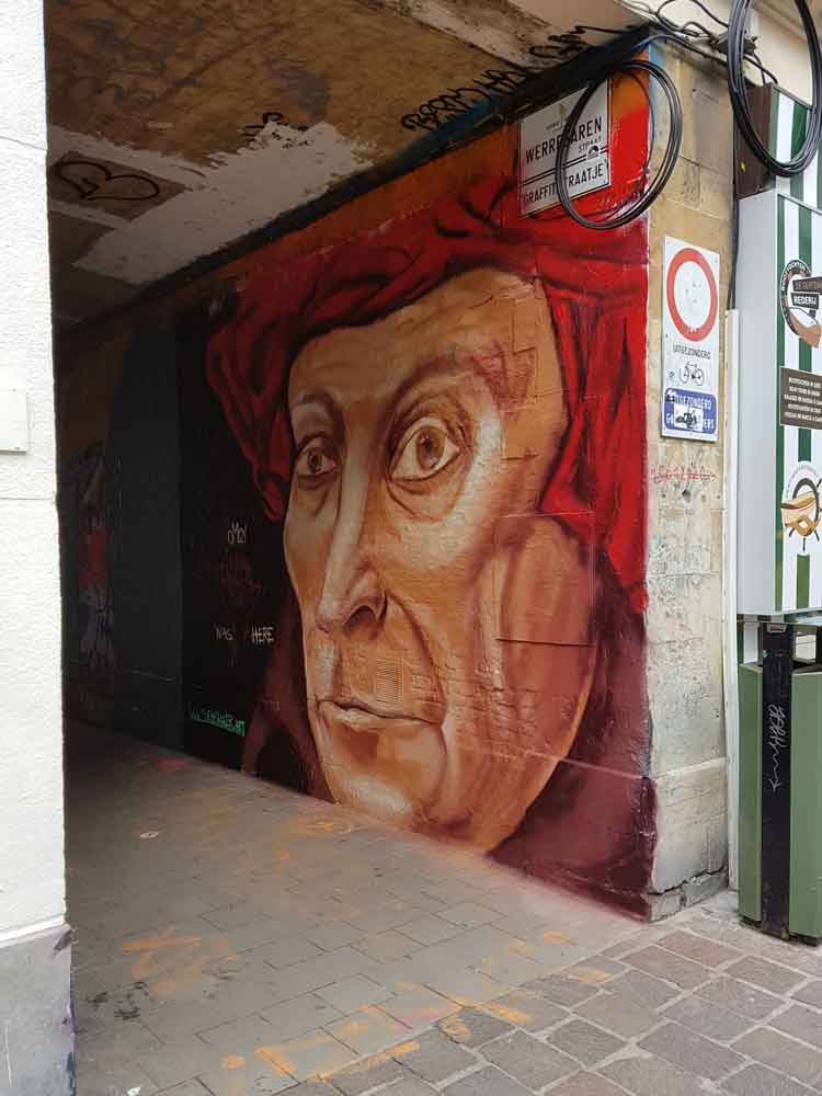 Van Eyk graffiti streetart spraycan portrait @ Ghent, Belgium (Sven Svenimal Bakker)