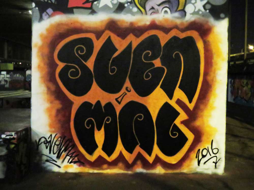 Svenimal graffiti piece @ Zaandam (2016) (svenimal.art)