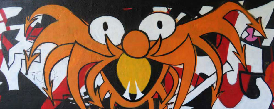 Sven Bakker Svenimal graffiti