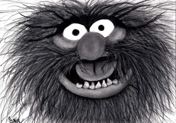 Muppet Animal drawing by Sven Bakker