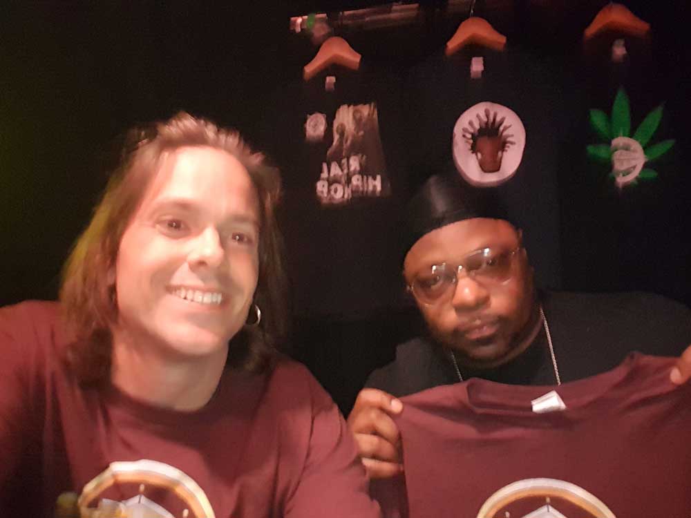 Skoob with Das Efx logo design. Procreate and Photoshop. Print on shirt (56x76cm) @ Bitterzoet, Amsterdam (2019) (svenimal.art)