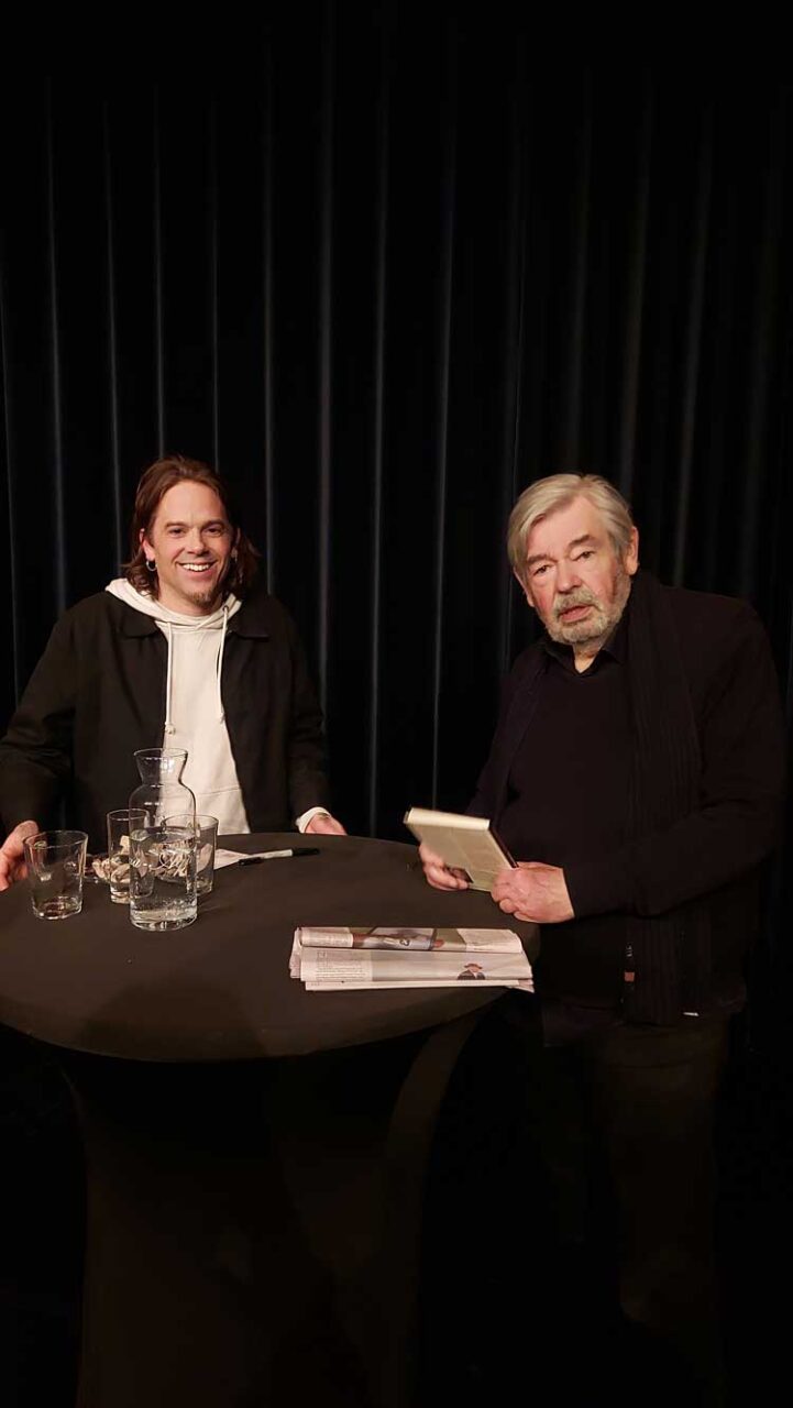 With Maarten van Rossem @ Het Postkantoor, Bovenkarspel (2024) (svenimal.art)