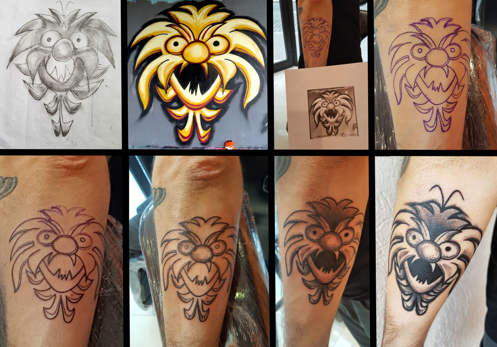 Svenimal Tattoo by Tattoo Say @ BB Tattoos, 50 Rue Du Faubourg-Du-Temple, Paris (Now @ Bussy-Saint-Georges 77)