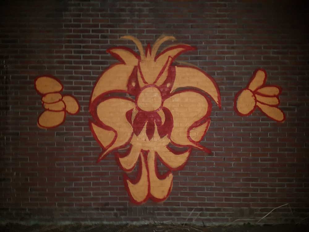 Svenimal graffiti character piece bombing @ Gb (svenimal.art) (2018)