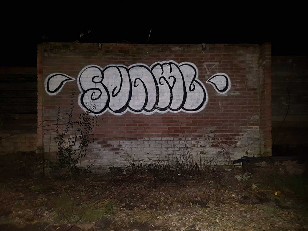 Svenimal graffiti piece bombing @ Gb (svenimal.art) (2018)