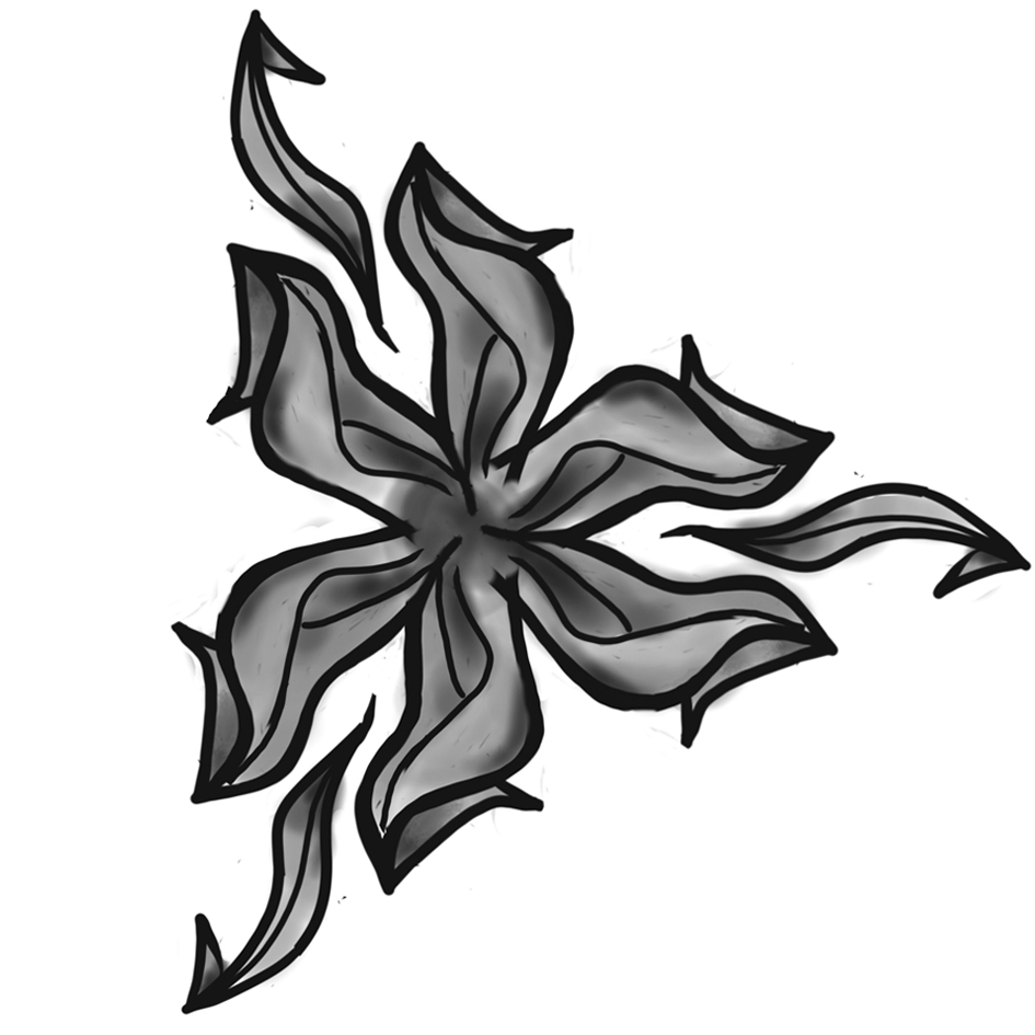 Sun tattoo design later turned into my own tattoo. ProCreate (8x8cm) (2019) (svenimal.art)