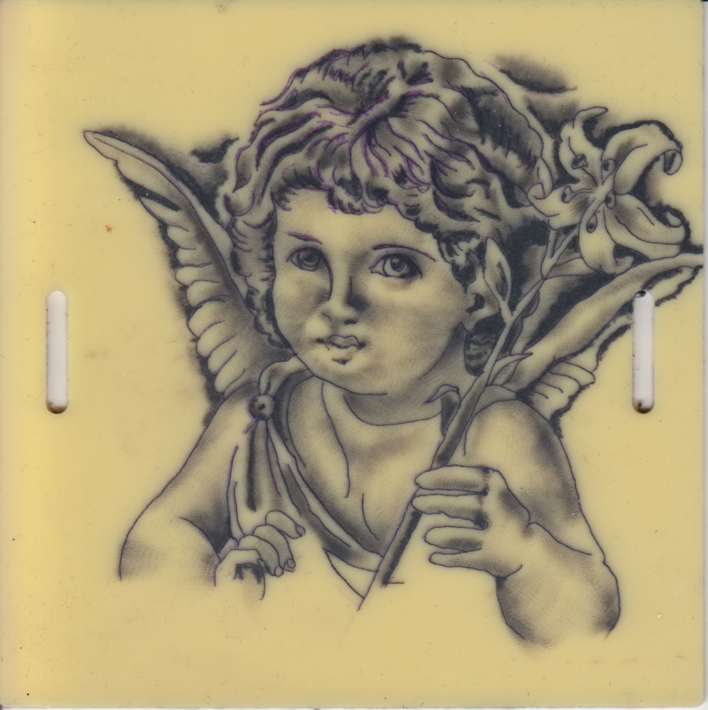 Tattoo done by me, original line-work not by me. Tattoo ink on silicone skin (20x20cm) (2018) (svenimal.art)