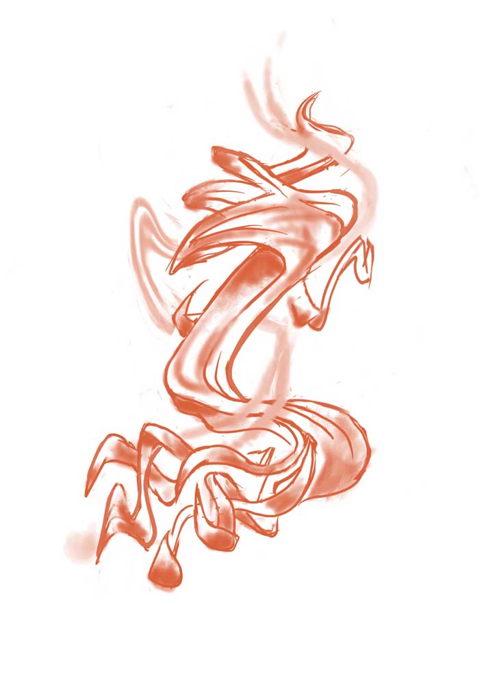 Tattoo design tree-tattoo. Pro-create (21x29,7cm) (2019) (svenimal.art)