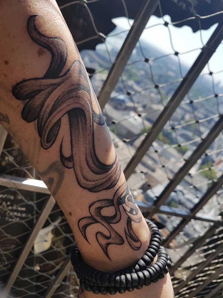 Tattoo design tree-tattoo. Pro-create (21x29,7cm). Tattoo by Cezar Martin, Reincarnation Tattoo Brusseler Strasse 75, Koln. Pro-create (21x29,7cm) (2019) (svenimal.art)